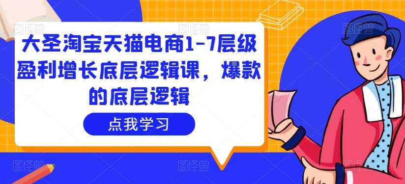 大圣淘宝天猫电商1-7层级盈利增长底层逻辑课，爆款的底层逻辑-太奇网创联盟