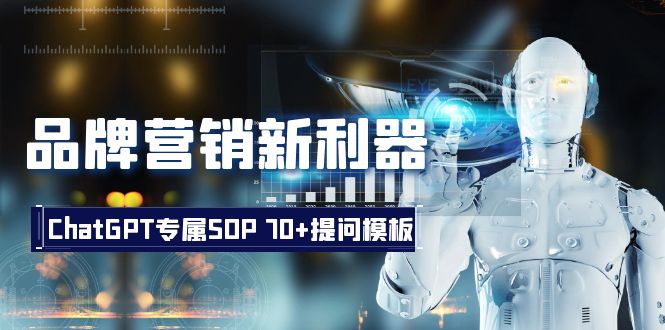 品牌营销新利器：ChatGPT专属SOP，70+提问模板-太奇网创联盟
