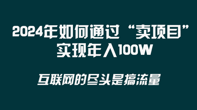 2024年怎样通过“卖项目”完成年收入100W-太奇网创联盟