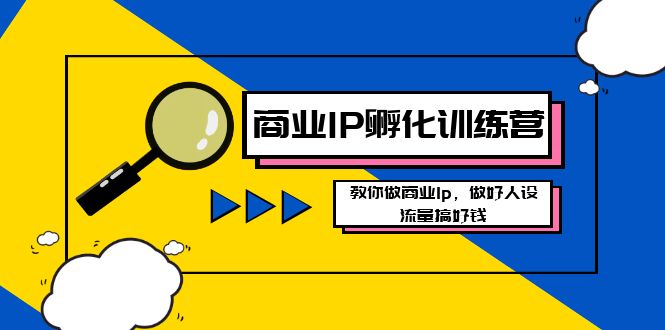 商业服务IP-卵化夏令营新版本，手把手带你商业服务Ip，搞好人物关系，总流量做好钱-太奇网创联盟