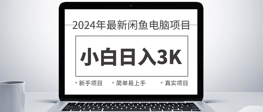 2024全新淘宝闲鱼计算机新项目，新手入门日入3K ，最真实项目化教学-太奇网创联盟