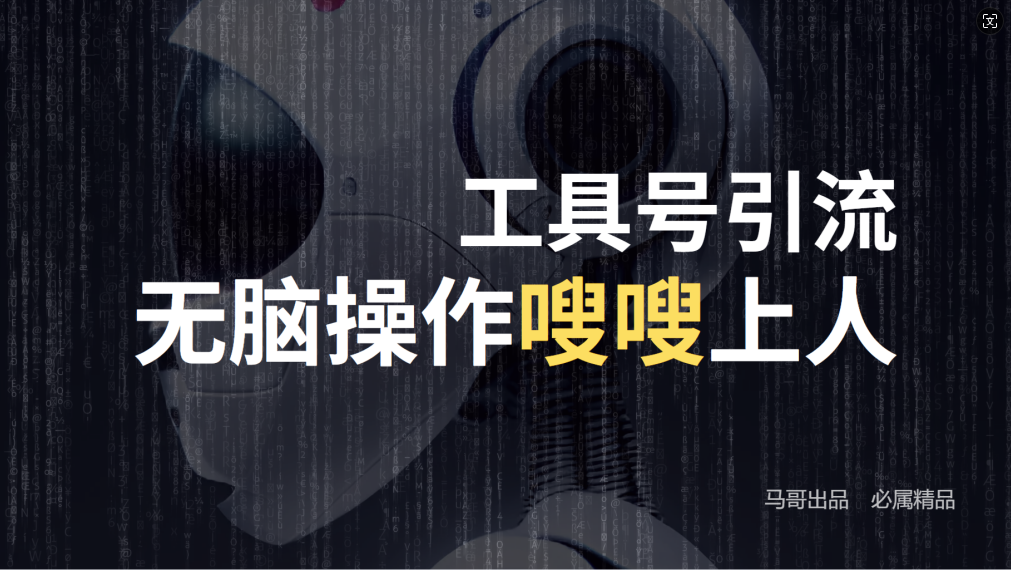 24年抖音最新工具号日引流300+创业粉，日入5000+-太奇网创联盟