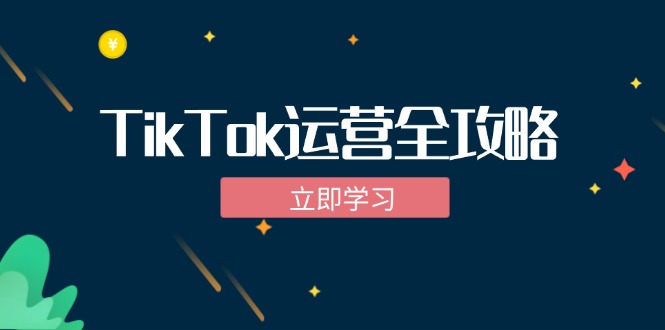 TikTok实战运营全攻略：从下载软件到变现，抖音海外版实操教程-太奇网创联盟