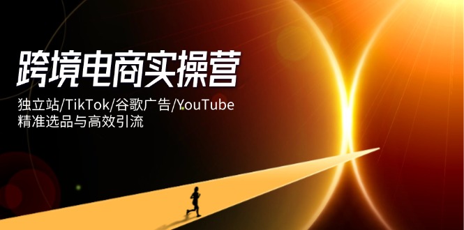 跨境电子商务实际操作营：自建站/TikTok/谷歌广告/YouTube，精确选款与高效引流方法-太奇网创联盟