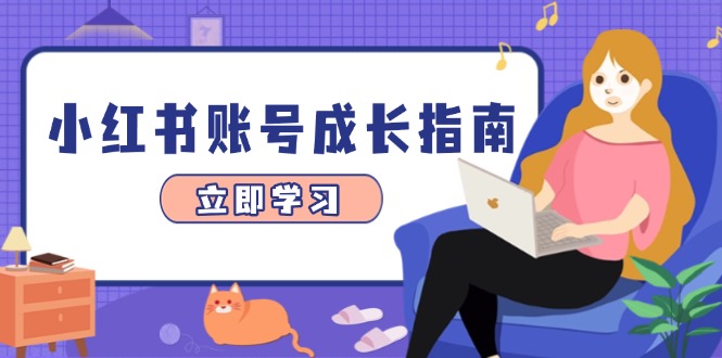 小红书账号成长指南，爆款选题+精准定位+数据分析，系统提升账号变现能力-太奇网创联盟