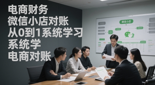 电商财务微小店查账，从0到1系统软件学习电商查账-太奇网创联盟